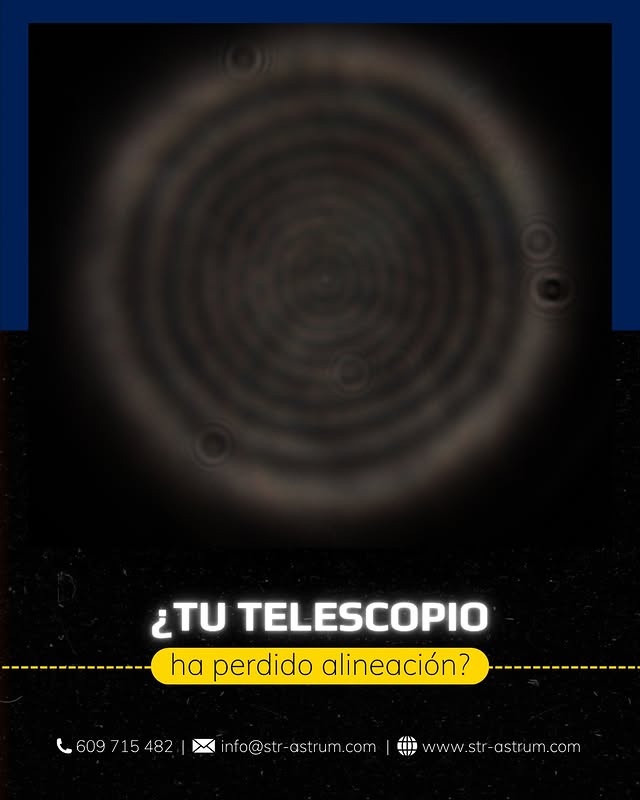 Imagen de telescopio desenfocado